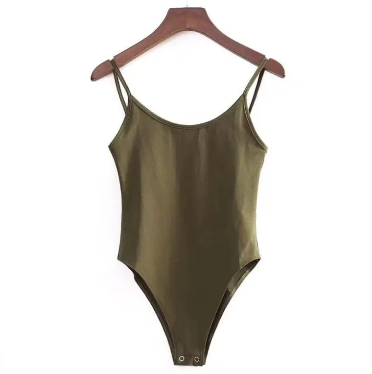Deep neck basic Body Suit