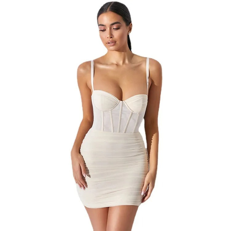 Allure Mesh Corset Bodycon Dress